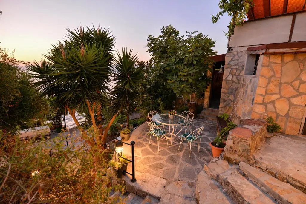 Mature garden